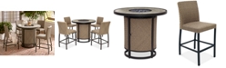 Furniture Ellery Fire Pit Collection, Created for Macy's